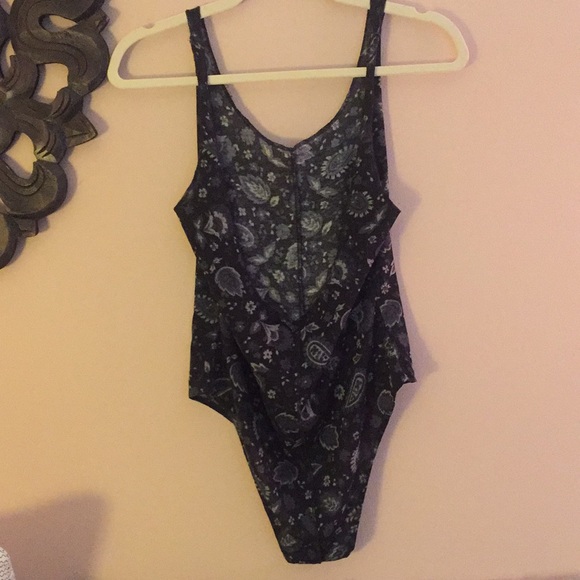 Free People Patterned Bodysuit - Picture 2 of 3